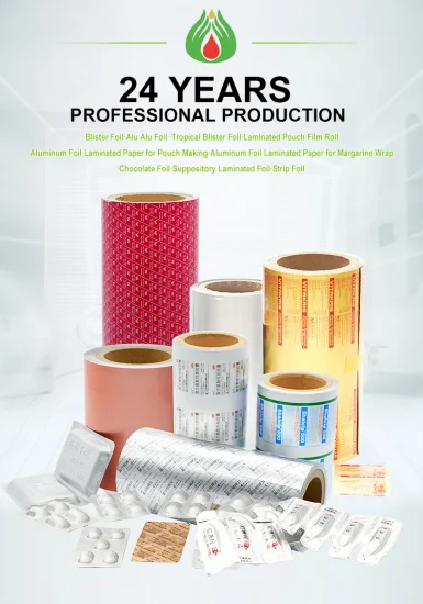 Pharmaceutical Custom Printed Pharma Foil Tablet Strip Packaging